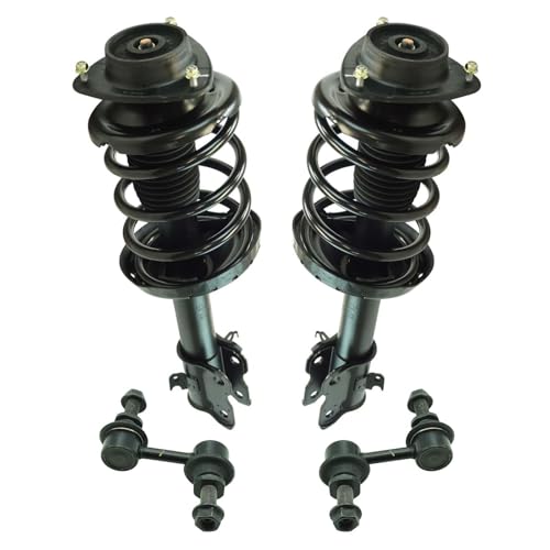 TRQ Front Suspension Kit Complete Strut & Coil Spring Assembly Sway Bar - style: SCA31225