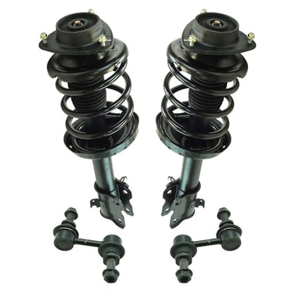 TRQ Front Suspension Kit Complete Strut & Coil Spring Assembly Sway Bar - style: SCA31225