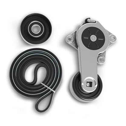 Belt Tensioner Idler Pulley Assembly Set - size: for Mustang 1995-1999