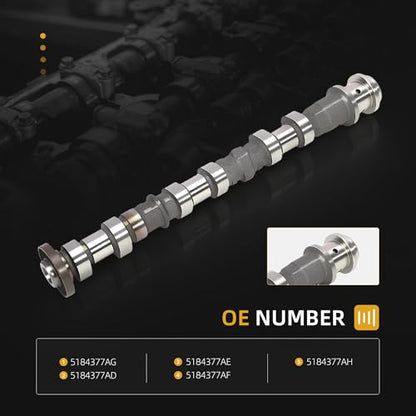 Engine Camshaft Left Side Exhaust, 5184377AF, 5184377AG, 11-16 3.6L - size: Left Side Exhaust