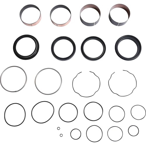 Pivot Works PWFFK-H17-000 PW Fork Rebuild Kit - W/Bushings and Seals Compatible With/Replacement For Honda CRF250R 2018-2024, CRF250RX 2019-24, CRF450L 2019-20, CRF450R 2017-24, CRF450RL 2021-24