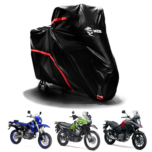 MZS 420D Waterproof Motorcycle Cover fits up to 96" Street & Adventure Bike - size: 96" Street & Adventure