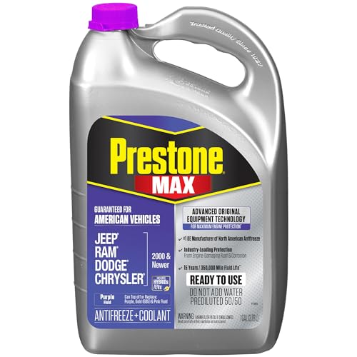 Prestone AF6900 Cooling System Antifreeze Ready to Use, 1 Gallon, Pack of 6