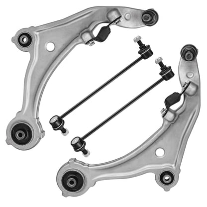 Detroit Axle - Front 4pc Control Arms Kit for 09-14 Nissan Murano, 2 Lower - size: 4CS48109/4PC