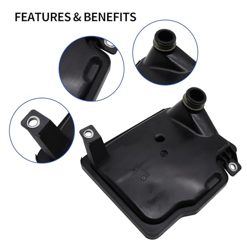 62TE Automatic Transmission Fluid Filter with Gasket Kit 68018555AA - style: 68018555AA