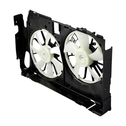Radiator Cooling Fan Assembly Replacement for Toyota RAV4 2.4L 2006-2008 Replacement for Lexus IS350 2006-2013 1636128240 620512 TO3117102 1636328290-PFM