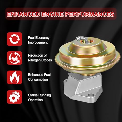 214-2286 EGR Valve 5.0L 5.7L V8 Compatible with Chevrolet/Chevy Blazer C1500 C2500 G10 G20 G30 K2500 GMC C1500 C2500 G1500 G2500 G3500 Jimmy K1500 1988 1989 1990 1991 1992 1993 1994 1995