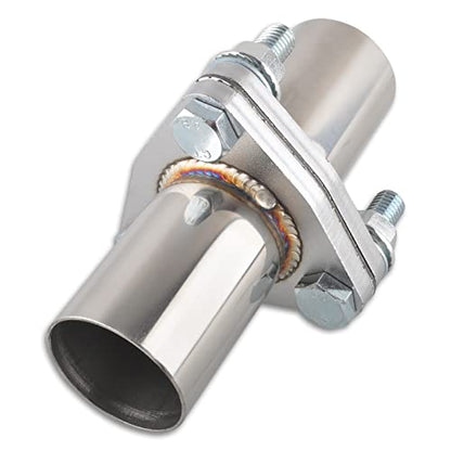 Exhaust Flange Bolts Quick Fix Repair Pipe Kit w/Gasket & Hardware, 1.75'' Inch ID 3 Bolts T304 Stainless Steel Universal Flange Replacement Kit - size: 1.75"ID-3 Bolts