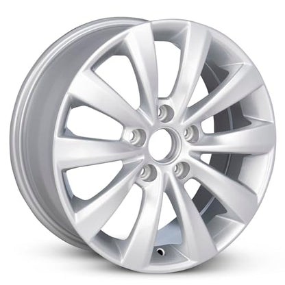 For 2012-2015 Volkswagen Passat 16 Inch Painted Silver Rim - OE Direct Replacement - Road Ready Car Wheel