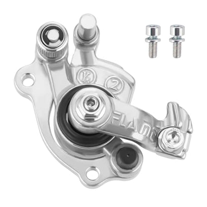 KAMIER Front Rear Disc Brake Caliper Pads Assembly Replacement for Razor MX650 MX500 SX500 Mcgrath RSF650 Dirt Rocket Bike 4 Wheeler ATV Dirt Quad 500 Kids Electric Off Road Dirt Bike Motorcycle Parts - color: Silver