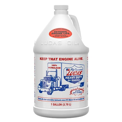 Lucas Oil 10002 Heavy Duty Oil Stabilizer - 1 Gallon (Pack of 4) - size: 1 Gallon