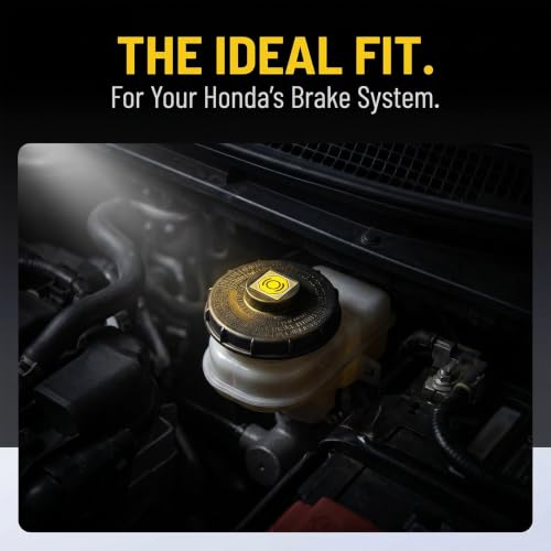 Brake Fluid Cap Replacement for Honda, 46662-SLE-J01 46662-SDC-A02