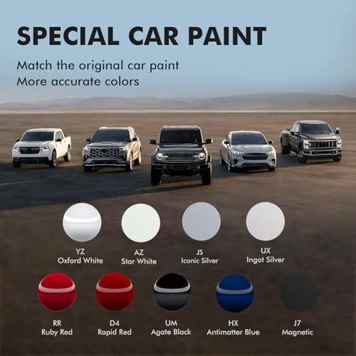 YZ Oxford White Touch Up Paint Compatible with Ford - color: Oxford White (YZ)