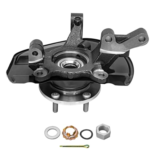Detroit Axle - FWD 4pc Front Steering Knuckle Kit for Jeep Patriot Compass - size: 4QU48605/ Big strut kit