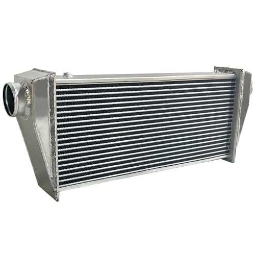 1000HP 31"x12"x4" Universal Aluminum Turbo Intercooler 3" Inlet/Outlet 5-50PSI