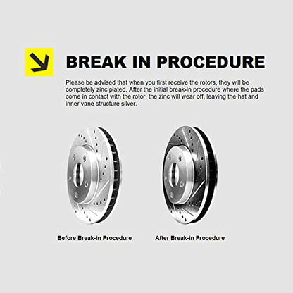 Hart Brakes Brake Kit Fits 2010-2017 Chevrolet Equinox
