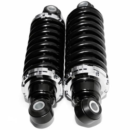 Rear Street Rod Coil Over Shock SET w/350 Pound Black Coated Springs - size: Spring Rate:350
