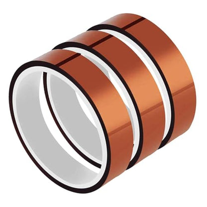 Viaky 3 Rolls High Temperature Tapes, 4/5''*108ft Heat Resistant Tape - color: Brown