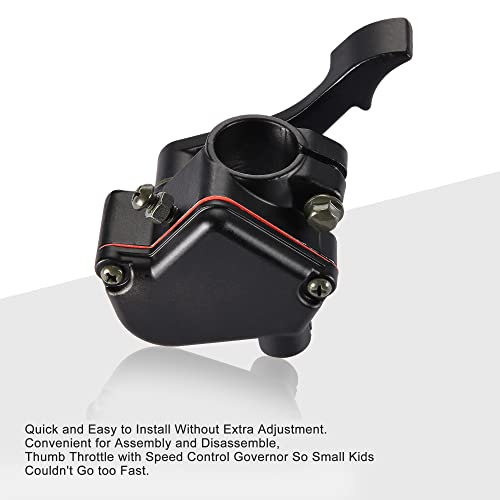 GOOFIT Universal 7/8" 22mm Throttle Lever Thumb Control Handle Assembly Replacement for 50cc 70cc 90cc 110cc 125cc 250cc ATV Quad Go Kart TaoTao Pit Bike