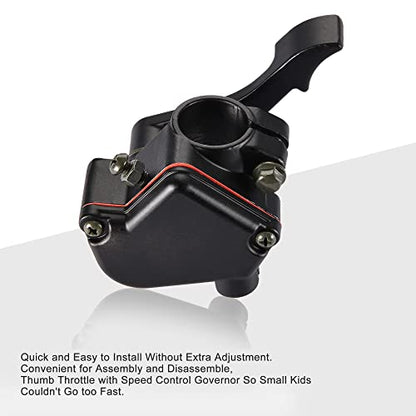 GOOFIT Universal 7/8" 22mm Throttle Lever Thumb Control Handle Assembly Replacement for 50cc 70cc 90cc 110cc 125cc 250cc ATV Quad Go Kart TaoTao Pit Bike