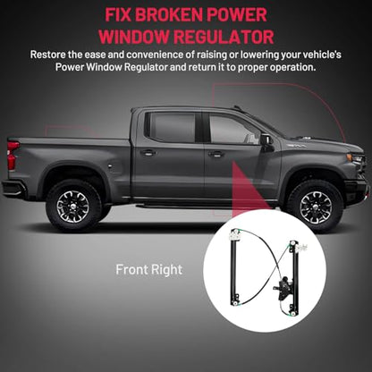 BDFHYK 751-981 Power Window Regulator with Motor Front Right Compatible with Nissan Pathfinder 2014-2015, Compatible with Nissan Pathfinder 2013-2021 - size: Front Right, style: 2014-2015 Nissan Pathfinder