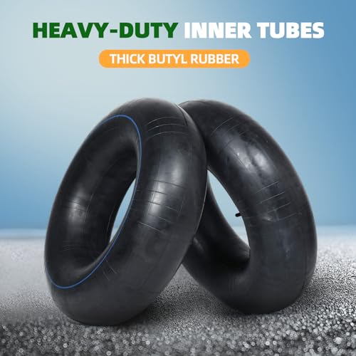 AR-PRO (2 Packs 20x8.00-8, 20x8-8, 20x10.00-8, 20x10-8 Inner Tube Replacement with TR-4 Straight Valve Stem for Mower/Tractor/Golf Cart/Garden Trailer and More - size: 20X8.00/10.00-8,TR-4