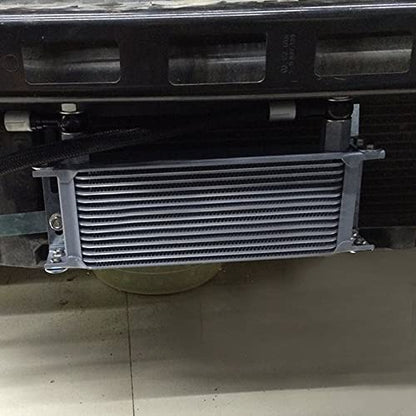 PIT66 Universal AN10 Engine Transmission Oil Cooler Sandwich Plate Kit