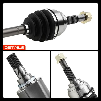 A-Premium Front CV Axle Shaft Assembly for Nissan Models - style: Front Driver and Passenger Side