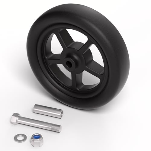 8"Upgraded 2000lb Trailer Jack Wheel, Heavy Duty Spoked Replacement