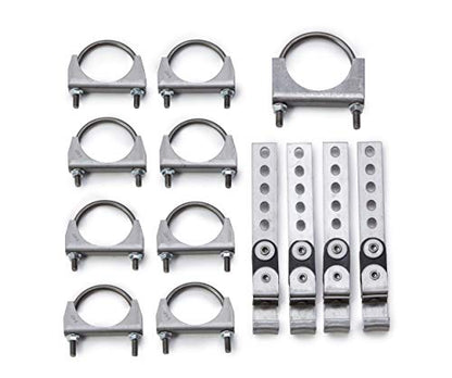 Tailpipe-Only Mandrel-Bent Dual Truck Exhaust Kit without Tips