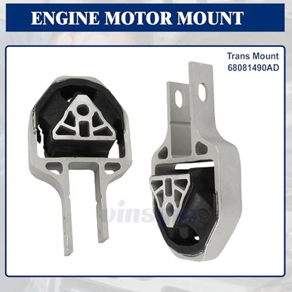 3PC Engine & Trans Mount Set for 2013-16 Dodge Dart 1.4L Turbo - color: For dodge dart 2013-16 1.4L