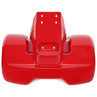 KUAFU Fender Compatible with ATC70 Mudguard Mud Flaps Fender Protector - color: Red, size: Rear
