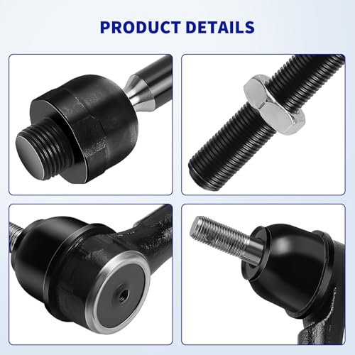 6pc Front Inner Outer Tie Rod Ends for 2007-2013 Chevy Silverado 1500