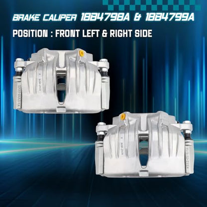 IRONTEK 18B4798A 18B4799A Front Left&Right Side Brake Caliper - color: Front Right+Left