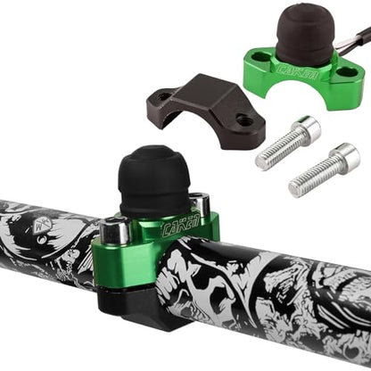 Motorcycle ATV Water Proof Engine Start Stop Kill Switch Button - color: Green