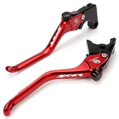 Motorcycle Clutch Brake Lever for ZX-6R ZX636 2019-2026 ZX6R levers - color: Red