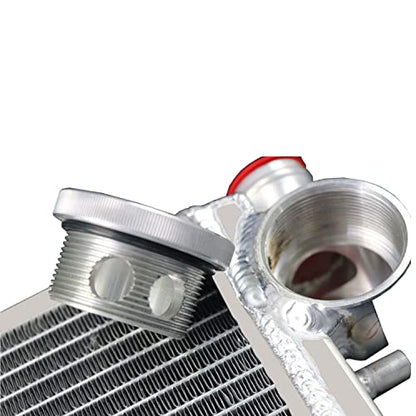Aluminum Radiator Replacement for 1984-1997 BMW K1 K75 K75S K100LT K1100LT K100RT K1100RS 1996 1995 1993 1992 1991