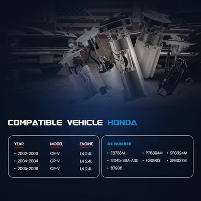 KELOKE Electric Fuel Pump Module Assembly Compatible with Honda - color: E8733M