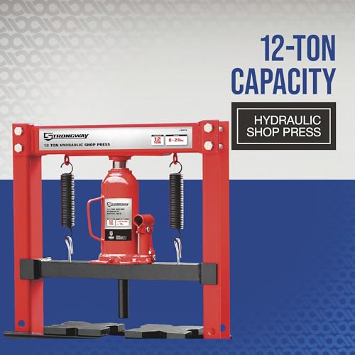 Strongway 12-Ton Hydraulic H-Frame Shop Press - style: 12 ton