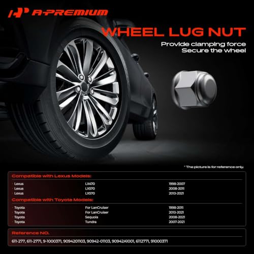 A-Premium Front or Rear M14-1.50 Wheel Lug Nuts, Set of 10 - style: 10PCS