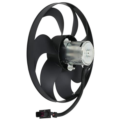 maXpeedingrods Electric Radiator Cooling Fan Driver Side Assembly for Audi TT 2000-2002 TT Quattro 2000-2006, for Volkswagen Golf 1999-2006 Jetta 1999-2005, 6QD959455A 6H0959455B 1J0959455F - size: 6QD959455A