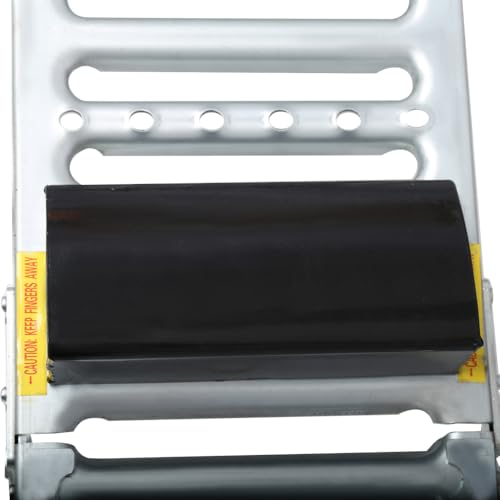 2 Sets Foldable Ferruginous Car Ramp, Lightweight and Portable Steel Ramp for Car Truck SUV Motorcycle ATV, 67.3''L x 10''W, Bearing Capacity of Expand 1000lbs, No Assembly