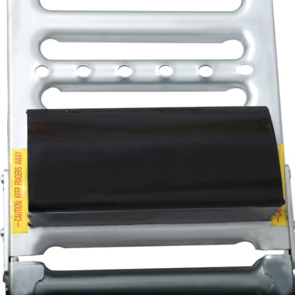 2 Sets Foldable Ferruginous Car Ramp, Lightweight and Portable Steel Ramp for Car Truck SUV Motorcycle ATV, 67.3''L x 10''W, Bearing Capacity of Expand 1000lbs, No Assembly