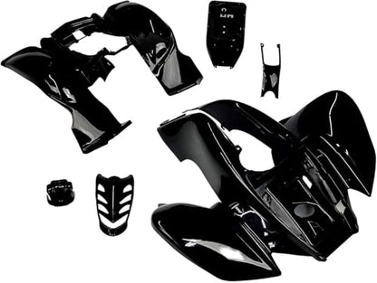 RedCap ATV Quad Body Plastic fender 110 125cc RedCat VX 150cc Baja 90 Roketa Yamoto 250cc (Black) - color: Black