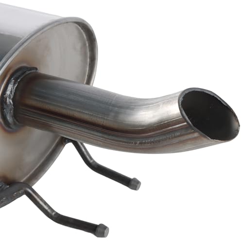 Stainless Steel Rear Exhaust Muffler Compatible With Honda Civic 2012-2015 1.8L, #54882 18307-TR6-A01
