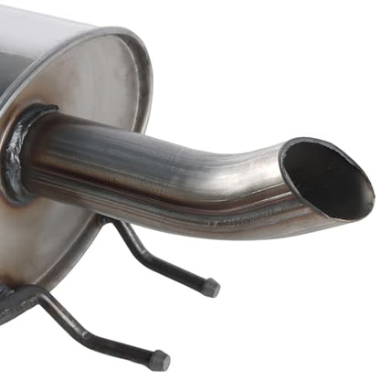 Stainless Steel Rear Exhaust Muffler Compatible With Honda Civic 2012-2015 1.8L, #54882 18307-TR6-A01