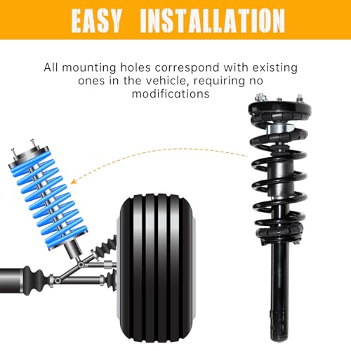 Front Struts Assembly Compatible with Honda Accord 1998-2002