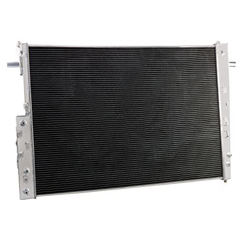 ALLOYWORKS 4 Row Full Aluminum Radiator For 2008 2009 2010 Ford F-250 F350 F450 6.4L V8 Turbo Powerstroke Diesel Automotive Replacement Radiators Manual Automatic Transmission Crossflow Radiator