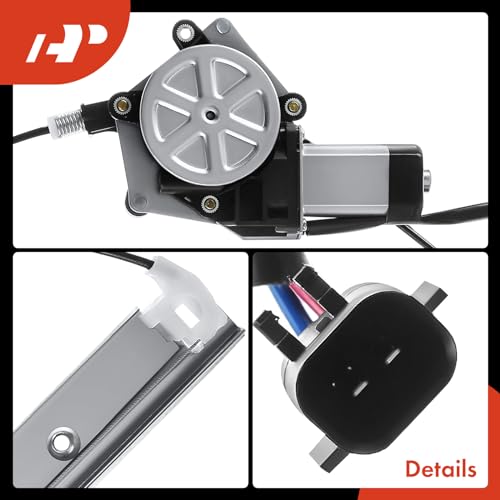 A-Premium Front Driver Side Power Window Regulator with Motor (2-Pin) - style: Front Driver Side