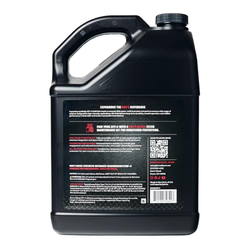 Doc’s Diesel ATF4 High Mileage Full Synthetic ATF+4 Automatic Transmission Fluid, 2-Gallons - color: ATF+4, size: 2-Pack